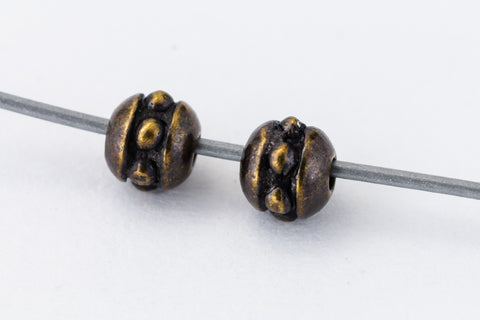 8/0 Antique Brass TierraCast Beaded Seed Bead Heishi (100 Pcs) #CK774-General Bead