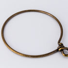 42mm Antique Brass TierraCast Brass Wire Hoop 15 Gauge (6 Pcs) #CK804-General Bead
