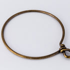 32mm Antique Brass TierraCast Brass Wire Hoop 15 Gauge (6 Pcs) #CK803-General Bead