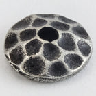 6mm Antique Silver Tierracast Pewter Hammered Bead Cap (25 Pcs) #CKB417-General Bead