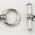 12mm Antique Silver Tierracast Pewter Toggle Clasp #CK047-General Bead