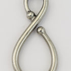 33mm Antique Pewter Tierracast Pewter Classic Hook Clasp (10 Sets) #CK556-General Bead