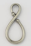 33mm Antique Pewter Tierracast Pewter Classic Hook Clasp (10 Sets) #CK556-General Bead