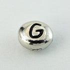 6mm x 5mm Antique Silver Tierracast Pewter Letter "G" Bead #CKG237-General Bead