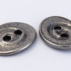 18mm Antique Pewter TierraCast Oval Swirl Button (20 Pcs) #CK639-General Bead