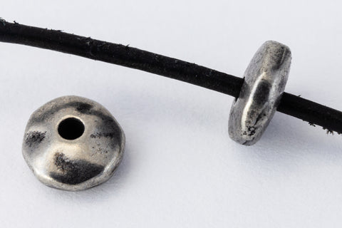 5mm Antique Pewter TierraCast Nugget Heishi (50 Pcs) #CK772-General Bead