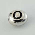 6mm x 5mm Antique Silver Tierracast Pewter Letter "O" Bead #CKO237-General Bead