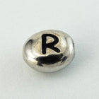 6mm x 5mm Antique Silver Tierracast Pewter Letter "R" Bead #CKR237-General Bead