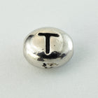 6mm x 5mm Antique Silver Tierracast Pewter Letter "T" Bead #CKT237-General Bead