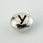 6mm x 5mm Antique Silver Tierracast Pewter Letter "Y" Bead #CKY237-General Bead