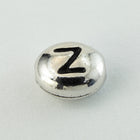 6mm x 5mm Antique Silver Tierracast Pewter Letter "Z" Bead #CKZ237-General Bead