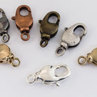 7mm x 14mm Antique Brass Swivel Lobster Clasp #CLE021-General Bead