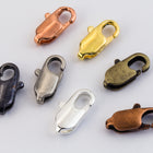 10mm x 4mm Gunmetal Rectangular Lobster Clasp #CLC184-General Bead