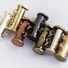 14mm x 10mm Matte Gold 2 Loop Magnetic Slide Clasp #CLG187-General Bead