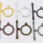 21mm x 36mm Antique Silver Toggle Clasp #CLF193-General Bead