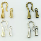 24mm Bright Silver Hook and Eye Clasp #CLB209-General Bead