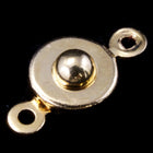 10mm Gold Button Clasp #CLA005-General Bead