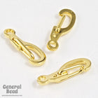 10mm Gold Spring Hook Clasp #CLA042-General Bead
