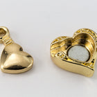 19mm Bright Gold Heart Magnetic Clasp #CLA182-General Bead