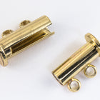 14mm x 10mm Bright Gold 2 Loop Magnetic Slide Clasp #CLA187-General Bead