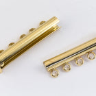 30mm x 10mm Bright Gold 5 Loop Magnetic Slide Clasp #CLA190-General Bead