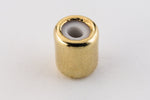 5mm x 4mm Bright Gold String-On Clasp #CLA210-General Bead