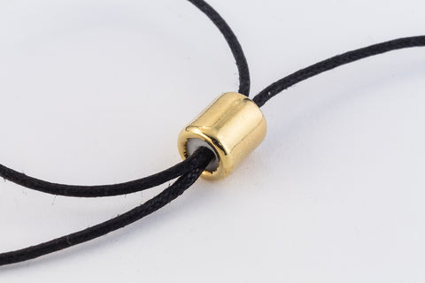 7mm x 5mm Bright Gold String-On Clasp #CLA191-General Bead