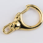 33mm x 19mm Bright Gold Round Swivel Clasp #CLA192-General Bead