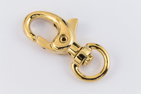30mm x 15mm Bright Gold Swivel Lobster Clasp #CLA200-General Bead