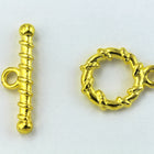 11mm Bright Gold Toggle Clasp #CLA208-General Bead