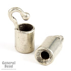 31mm Silver Tone Hook and Eye Cord End Clasp Set #CLB090-General Bead