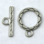 12mm Antique Silver Toggle Clasp #CLB145-General Bead