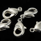 5mm x 9mm Bright Silver Lobster Clasp #CLB152-General Bead