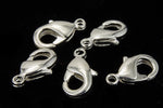 5mm x 9mm Bright Silver Lobster Clasp #CLB152-General Bead