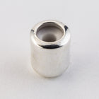 7mm x 5mm Bright Silver String-On Clasp #CLB191-General Bead