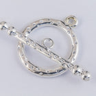 21mm x 36mm Bright Silver Toggle Clasp #CLB193-General Bead
