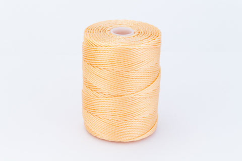 Apricot C-Lon 0.9mm Bonded Nylon Heavy Bead Cord-General Bead