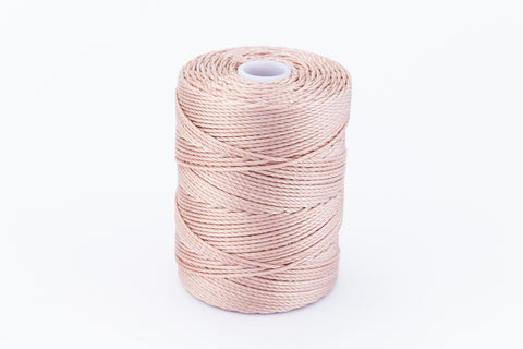 Blush C-Lon 0.9mm Bonded Nylon Heavy Bead Cord-General Bead