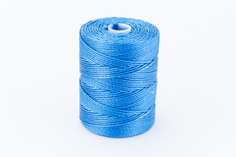 Caribbean Blue C-Lon 0.4mm Bonded Nylon Fine Bead Cord-General Bead