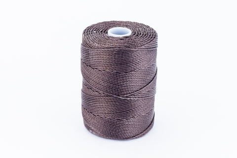 Chocolate C-Lon 0.4mm Bonded Nylon Fine Bead Cord-General Bead