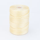 Cream C-Lon 0.4mm Bonded Nylon Fine Bead Cord-General Bead