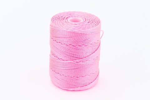 Neon Pink C-Lon 0.5mm Bonded Nylon Bead Cord-General Bead