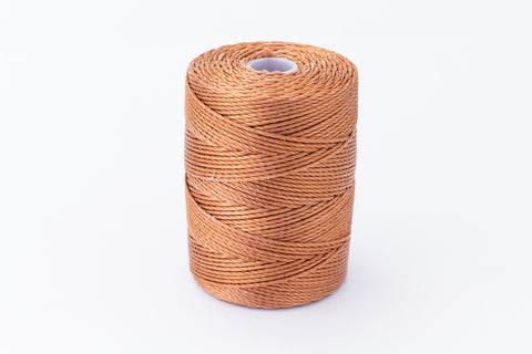 Nutmeg C-Lon 0.4mm Bonded Nylon Fine Bead Cord-General Bead