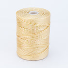 Wheat C-Lon 0.9mm Bonded Nylon Heavy Bead Cord-General Bead