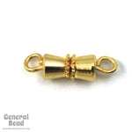 14mm Gold Barrel Clasp #CLC001-General Bead