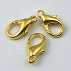 15mm Gold Tone Lobster Clasp #CLC011-General Bead