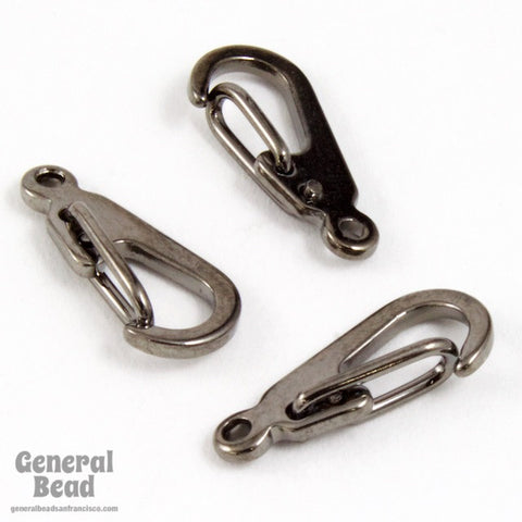 10mm Gunmetal Spring Hook Clasp #CLC042-General Bead