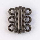 20mm x 17mm Gunmetal 3 Loop Magnetic Clasp #CLC156-General Bead