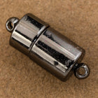 17mm x 7mm Gunmetal Magnetic Barrel Clasp #CLC186-General Bead
