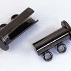 14mm x 10mm Gunmetal 2 Loop Magnetic Slide Clasp #CLC187-General Bead